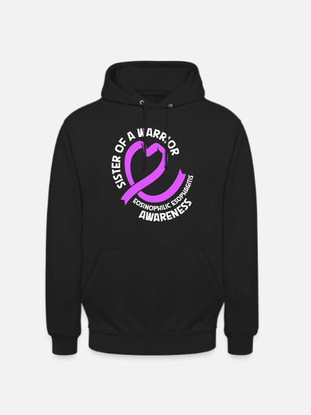 Schwester eines Kriegers - EOE Mut - Unisex Hoodie - Schwarz