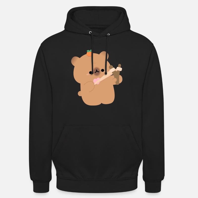 Capybara Liebe - Unisex Hoodie - Schwarz