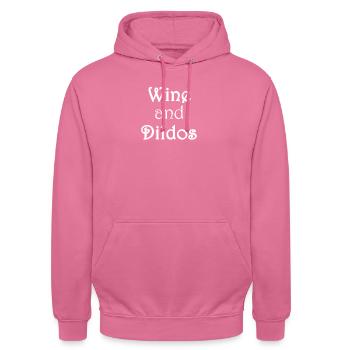 Wine and Dildos 3 - Sweat-shirt à capuche unisexe - rose - Devant - Alina (178cm) & Michal (187cm)