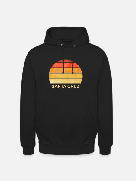 Santa Cruz Retro - Unisex Hoodie - Schwarz