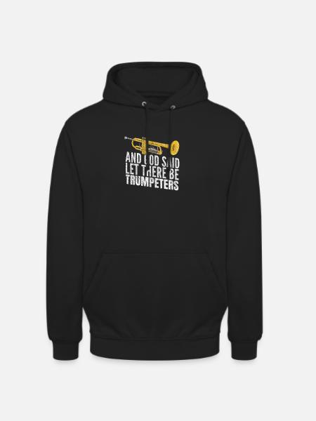 Trumpet Funny Gift - Unisex Hoodie - black