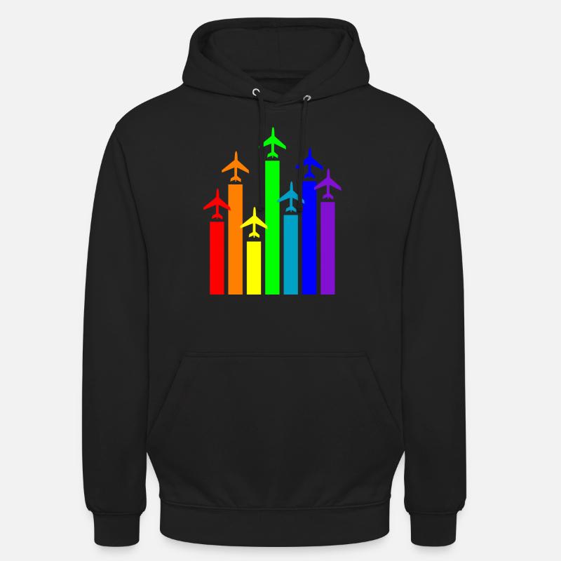 Flugzeug-Pilot Luftfahrt - Unisex Hoodie - Schwarz