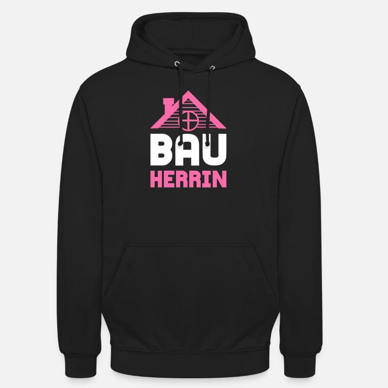 Construction Herrin Bâtiment Herrin - Sweat-shirt à capuche unisexe - noir