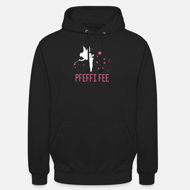 ffefi fée - Sweat-shirt à capuche unisexe - noir