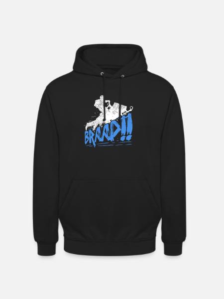 Cool Braap Snowmobile Snowrider - Unisex Hoodie - black