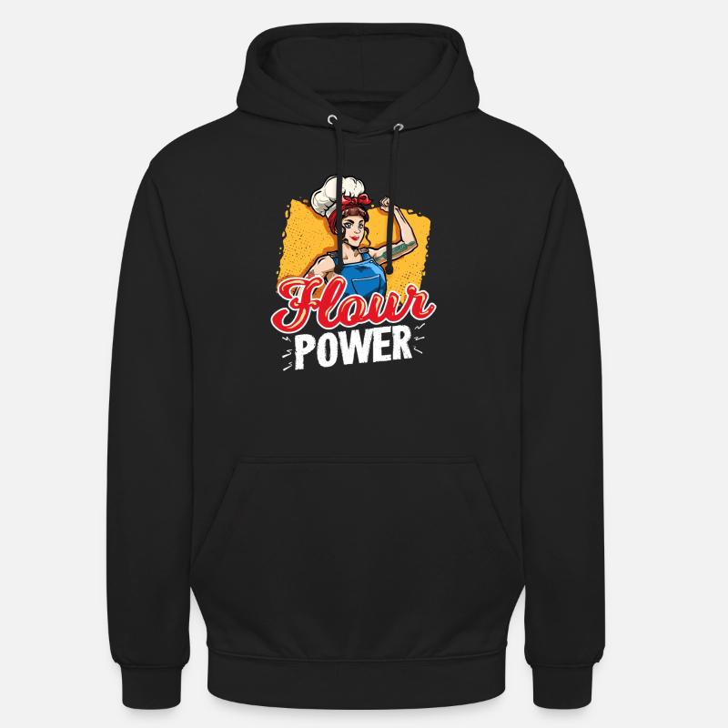 Bäcker Backen Bäckerei Sprüche Hobbybäcker - Unisex Hoodie - Schwarz