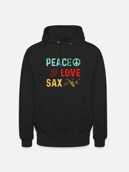 Saxophone Saxophone Gift Idea - Unisex Hoodie - black