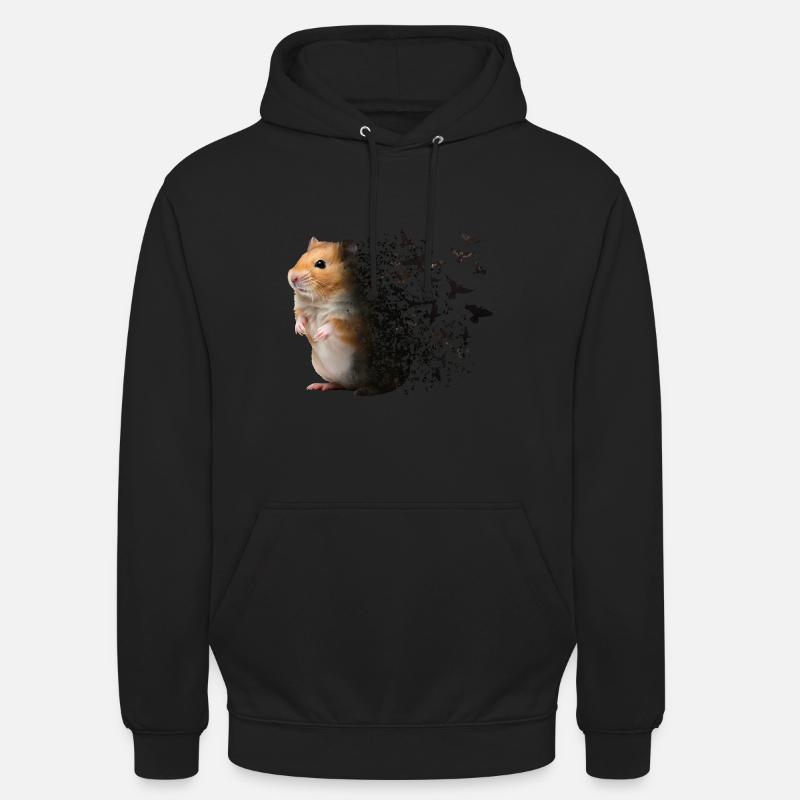 Hamster - Sweat-shirt à capuche unisexe - noir