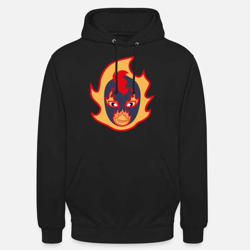 Garçon de boule de feu - Sweat-shirt à capuche unisexe - noir