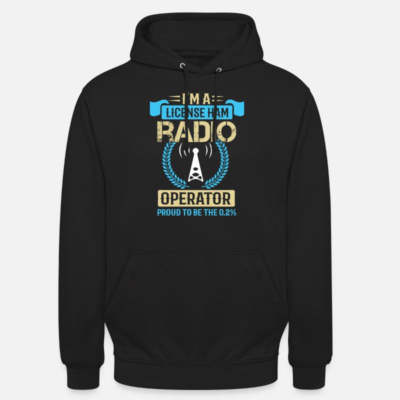 Amateurfunk Lizenz Besitzer - Unisex Hoodie - Schwarz
