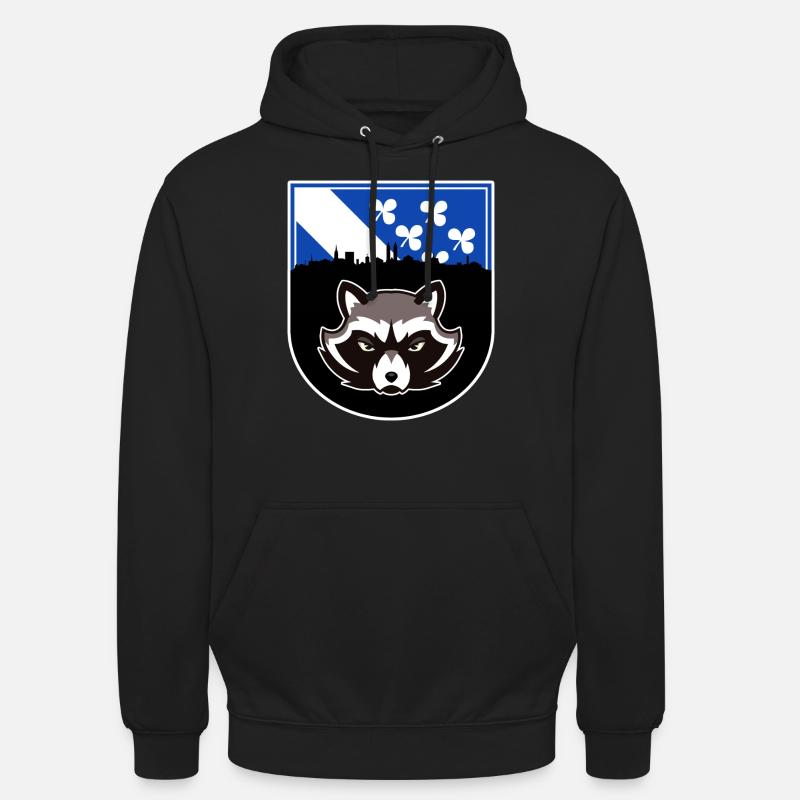 Kassel en bref - Sweat-shirt à capuche unisexe - noir