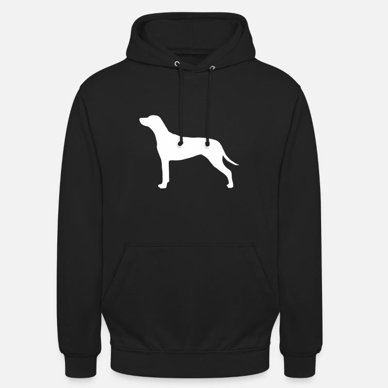 Rhodesian Ridgeback Silhouette - Unisex Hoodie - Schwarz