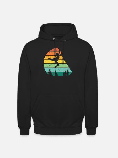 Bouldering Athlete - Unisex Hoodie - black