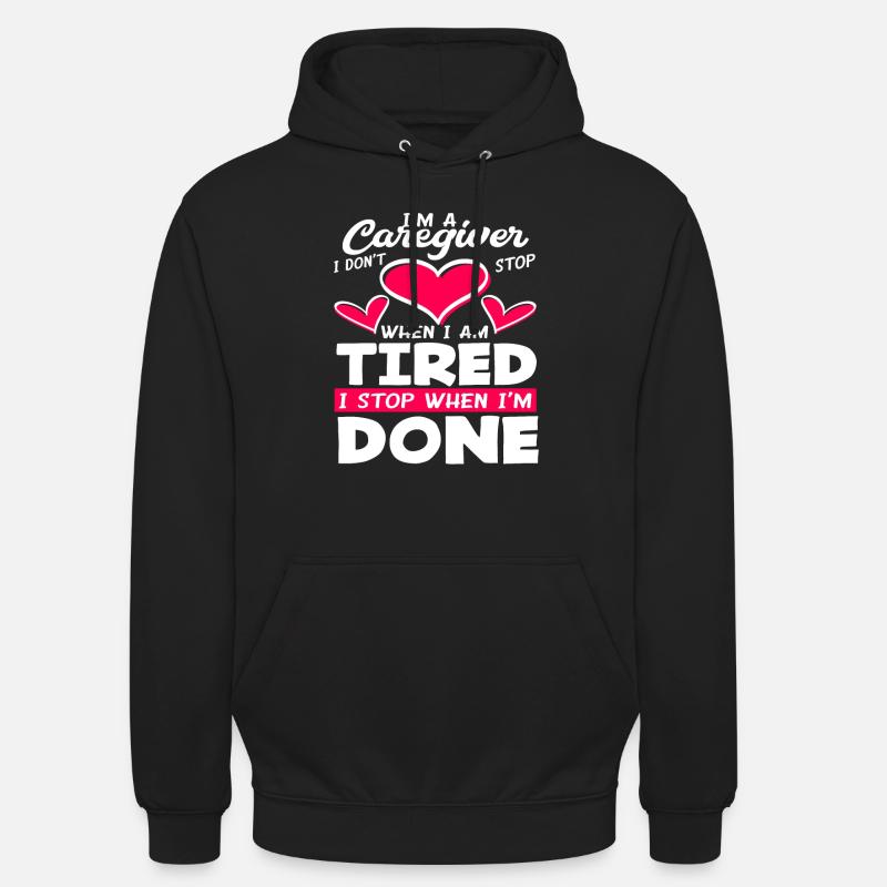 Fière infirmière - Sweat-shirt à capuche unisexe - noir