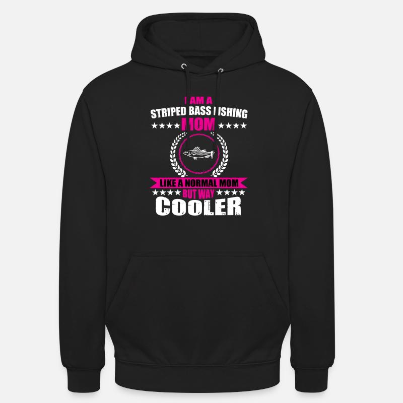 Chemise Rayée Perch Mama - Sweat-shirt à capuche unisexe - noir