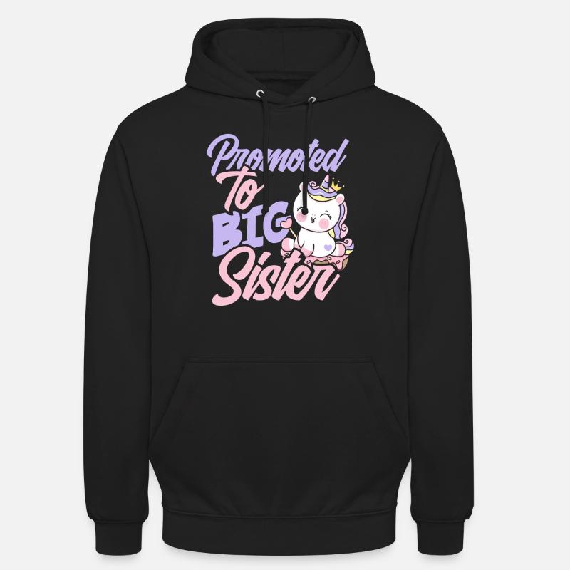 Nachwuchs Mädchen Schwester - Unisex Hoodie - Schwarz