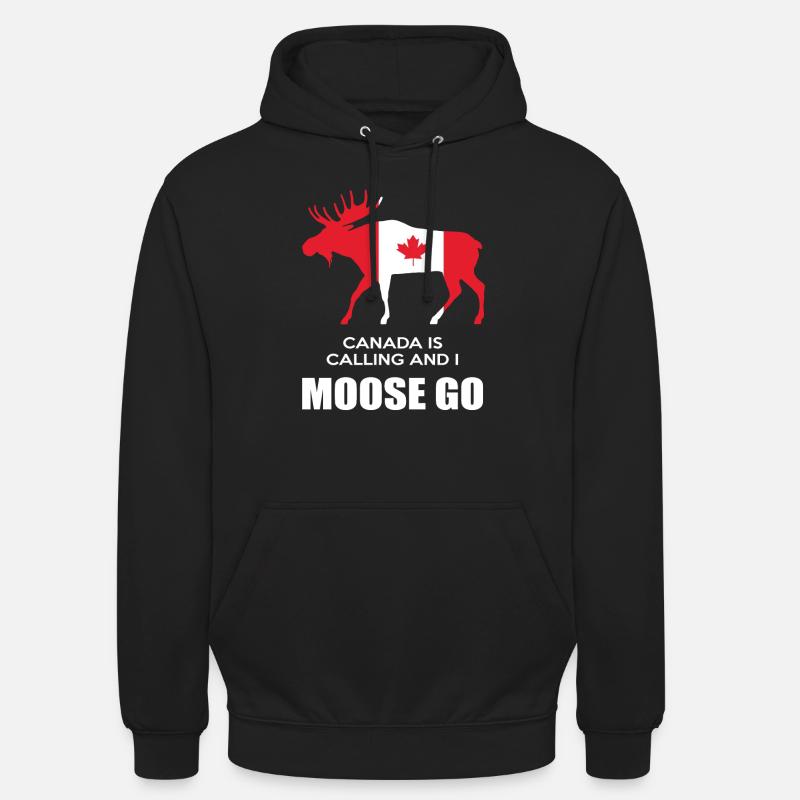 Canada Moose - Unisex Hoodie - black
