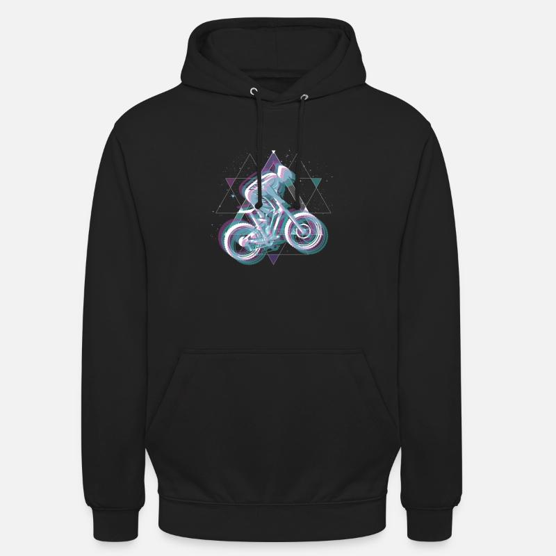 Vaporwave Space Descente - Sweat-shirt à capuche unisexe - noir
