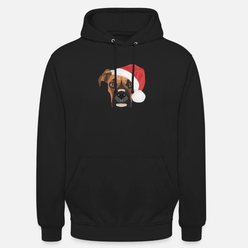 Boxer Joyeux Noël - Sweat-shirt à capuche unisexe - noir