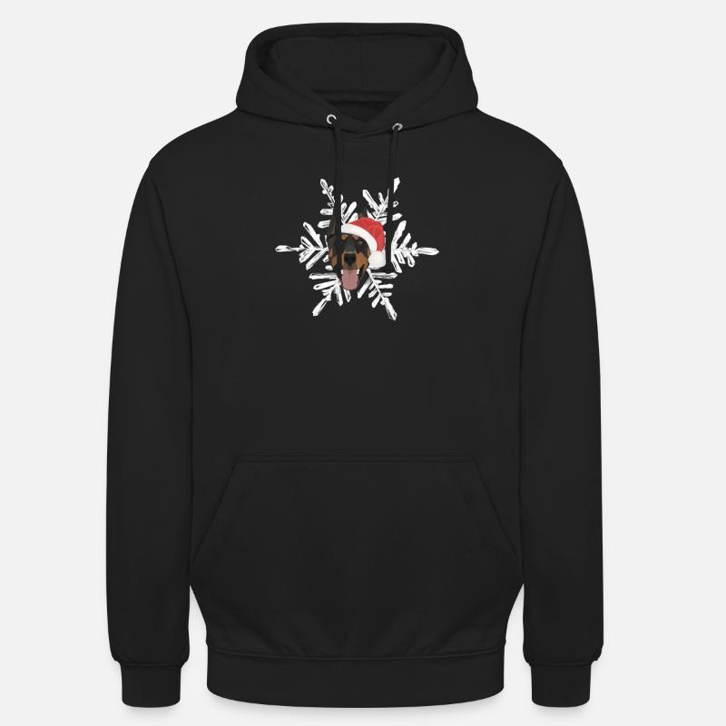 Doberman Joyeux Noël - Sweat-shirt à capuche unisexe - noir