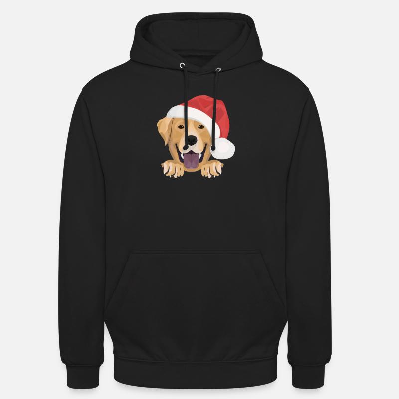 Joyeux Noël Labrador - Sweat-shirt à capuche unisexe - noir