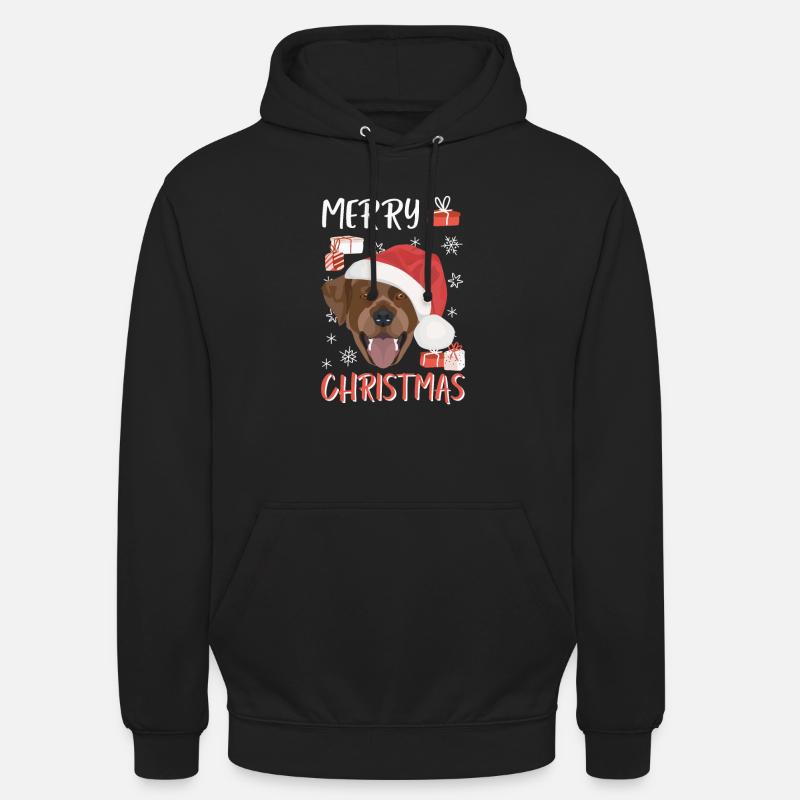 Joyeux Noël Labrador - Sweat-shirt à capuche unisexe - noir
