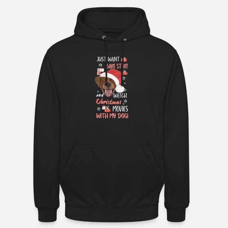 Joyeux Noël Labrador - Sweat-shirt à capuche unisexe - noir