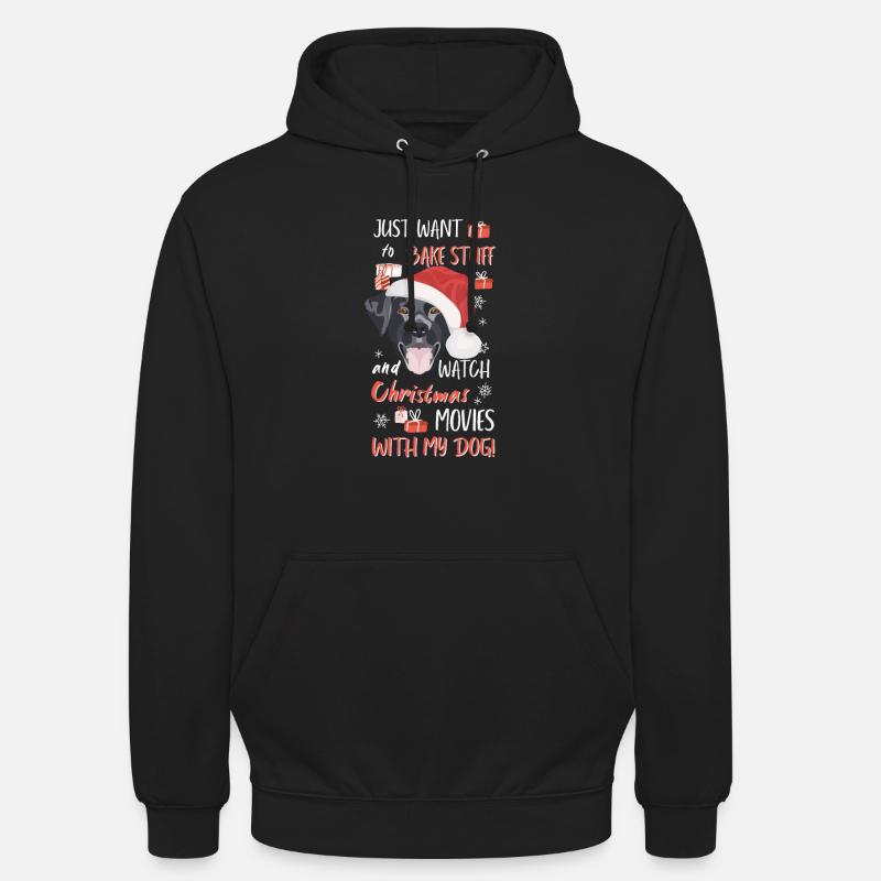 Joyeux Noël Labrador - Sweat-shirt à capuche unisexe - noir