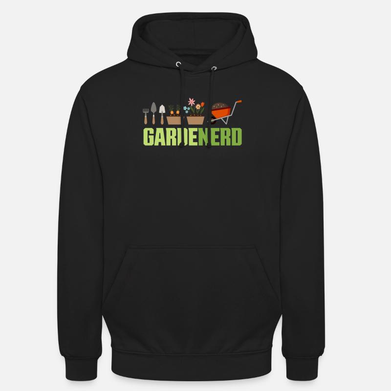Garten Nerd - Unisex Hoodie - Schwarz