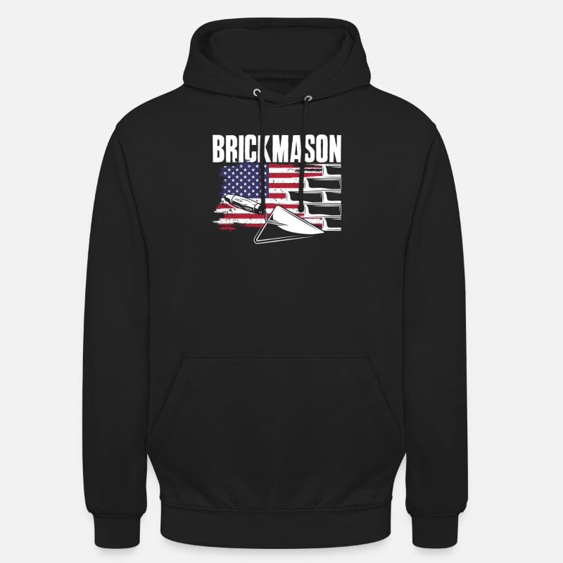 Bricklayer Bricklayer American Pride - Unisex Hoodie - black