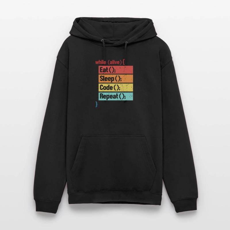 Eat Sleep Code Repeat Softwareingenieur Coder Unisex Hoodie