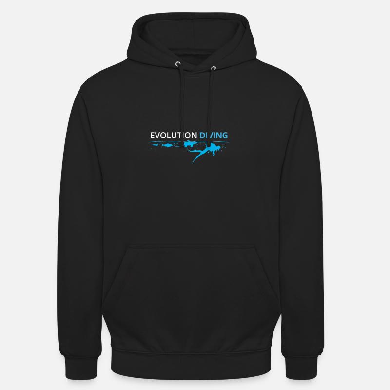 Plongée plongeur - Sweat-shirt à capuche unisexe - noir