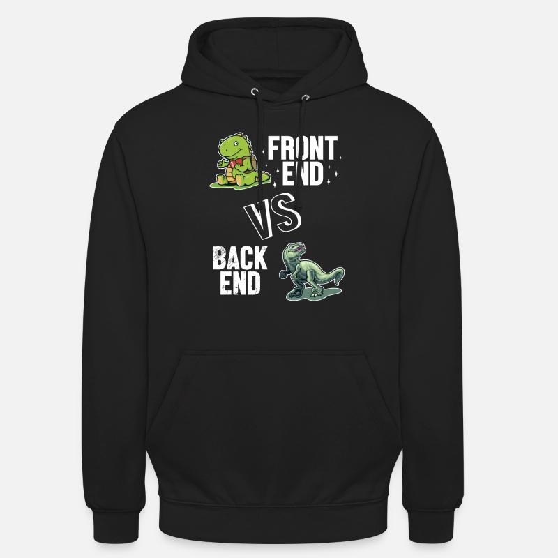 Développeur Frontend vs. Backend Codeur Sweat-shirt à capuche unisexe