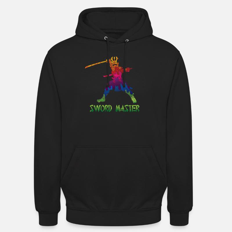 Sword Master Kenjusu Kata Katana Samurai Kendo - Unisex Hoodie - black