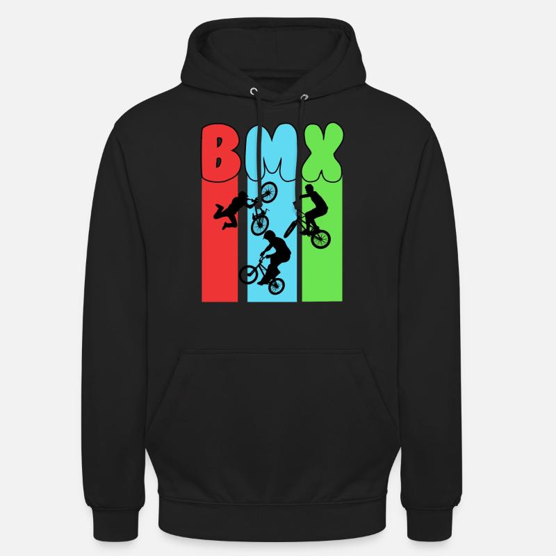 BMX - Sweat-shirt à capuche unisexe - noir