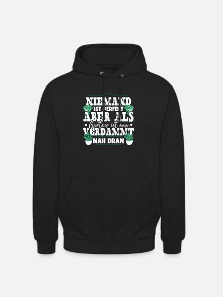 Garten Gärtner - Unisex Hoodie - Schwarz