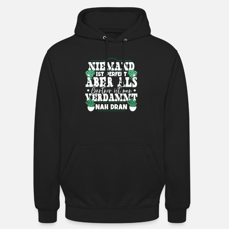 Garten Gärtner - Unisex Hoodie - Schwarz