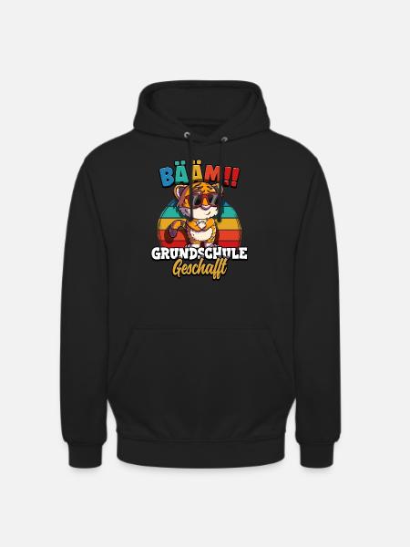 Bääm Grundschule Geschafft - Unisex Hoodie - Schwarz