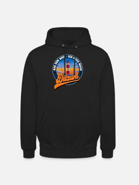Ditzum - Unisex Hoodie - Schwarz