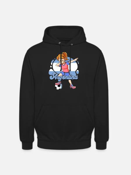 Argentinien Fußball - Unisex Hoodie - Schwarz