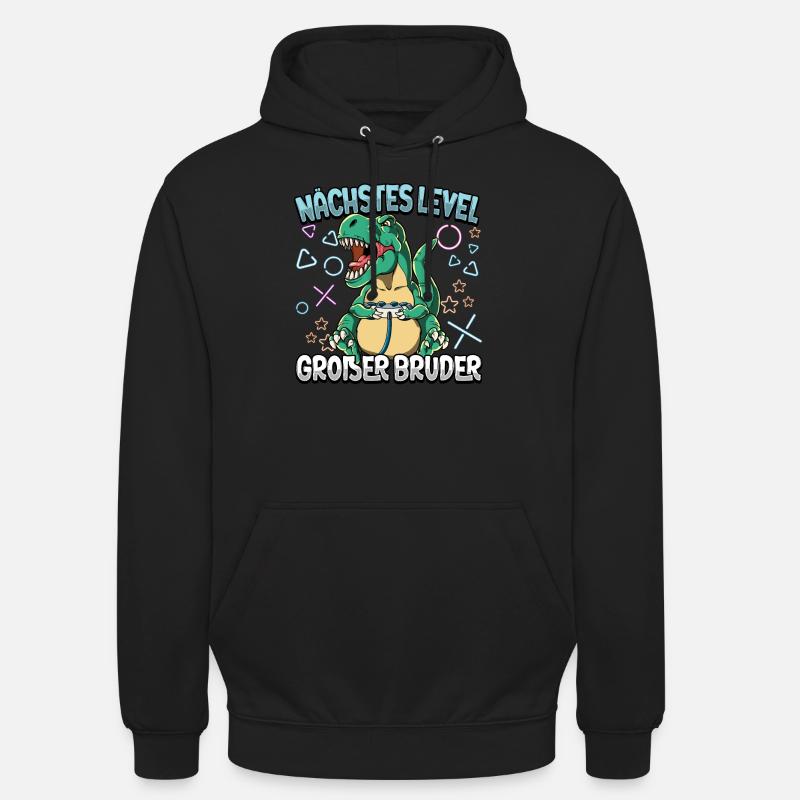 Nächstes Level Großer Bruder - Unisex Hoodie - Schwarz