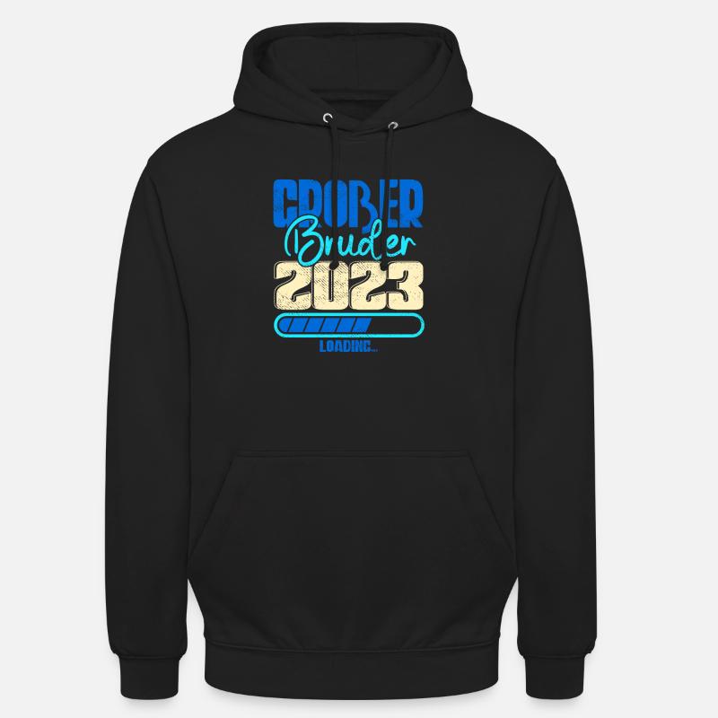 Großer Bruder Loading 2023 - Unisex Hoodie - Schwarz