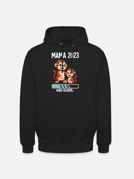 Werdende Mama 2023 - Unisex Hoodie - Schwarz
