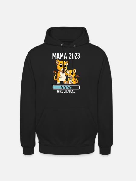 Werdende Mama 2023 - Unisex Hoodie - Schwarz