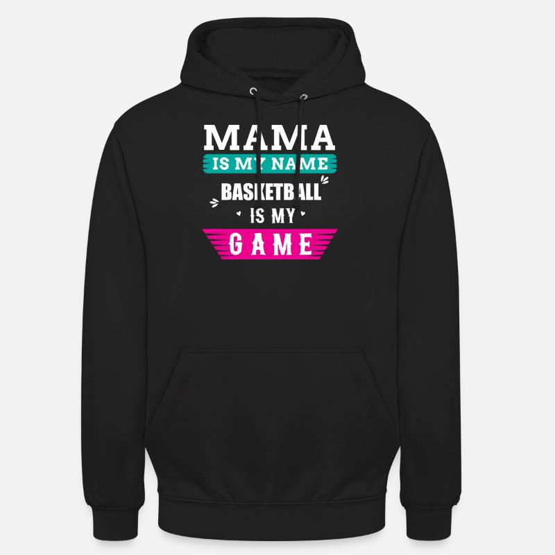 Basketball Mama Dicton - Sweat-shirt à capuche unisexe - noir