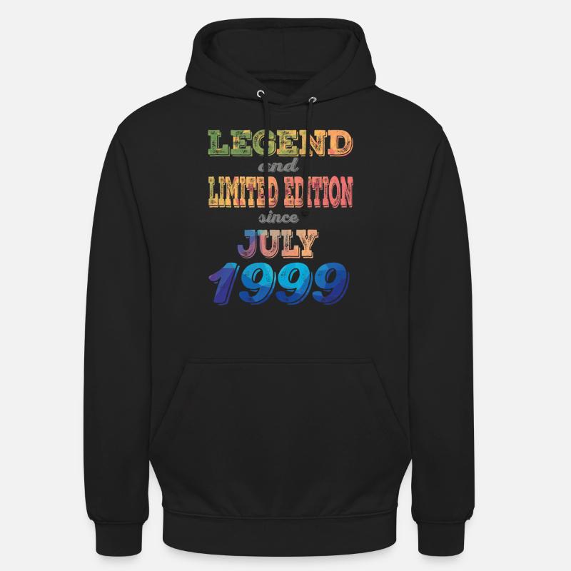 LÉGENDE ET ÉDITION LIMITÉE - Sweat-shirt à capuche unisexe - noir
