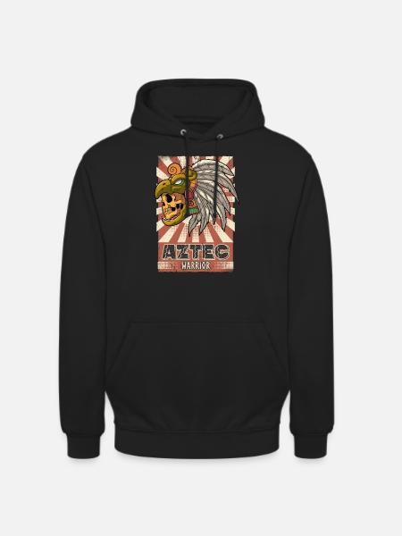 Mexican Aztec warrior Aztecs - Unisex Hoodie - black