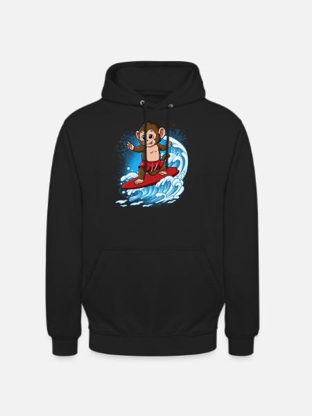 Wave surfers Surfers Surfers - Unisex Hoodie - black