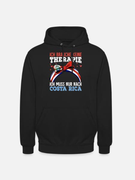 Costa Rica - Unisex Hoodie - Schwarz