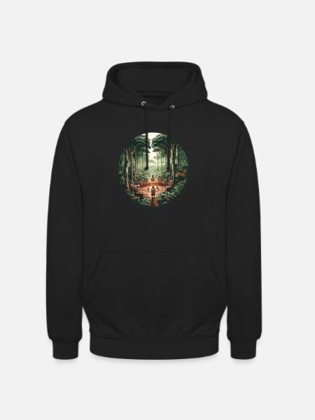 Rainforest Ayahuasca Ceremony - Unisex Hoodie - black